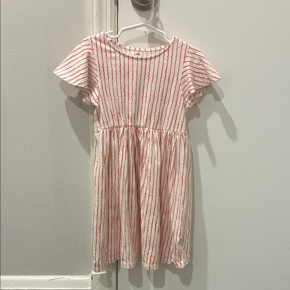 H&M Other - H&M Girls Red & White Striped Dress Size 5/6